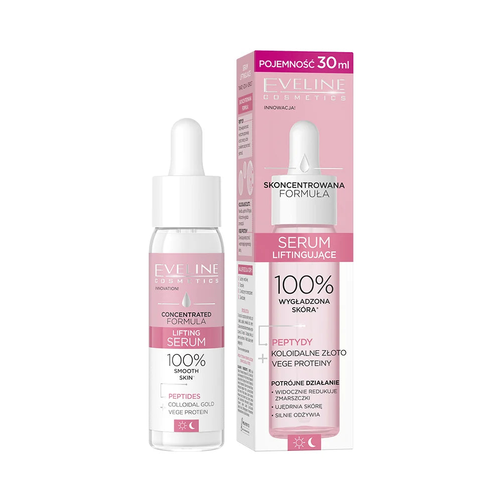 Eveline Cosmetics – Verjüngendes Anti-Falten-Serum mit Gold und Peptiden