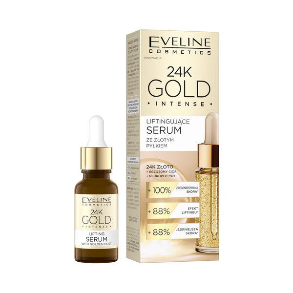 Eveline Cosmetics 24K Gold Intense – Lifting-Serum mit Goldstaub