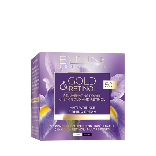 Eveline Cosmetics Gold &amp; Retinol – Anti-Falten-Creme 50+