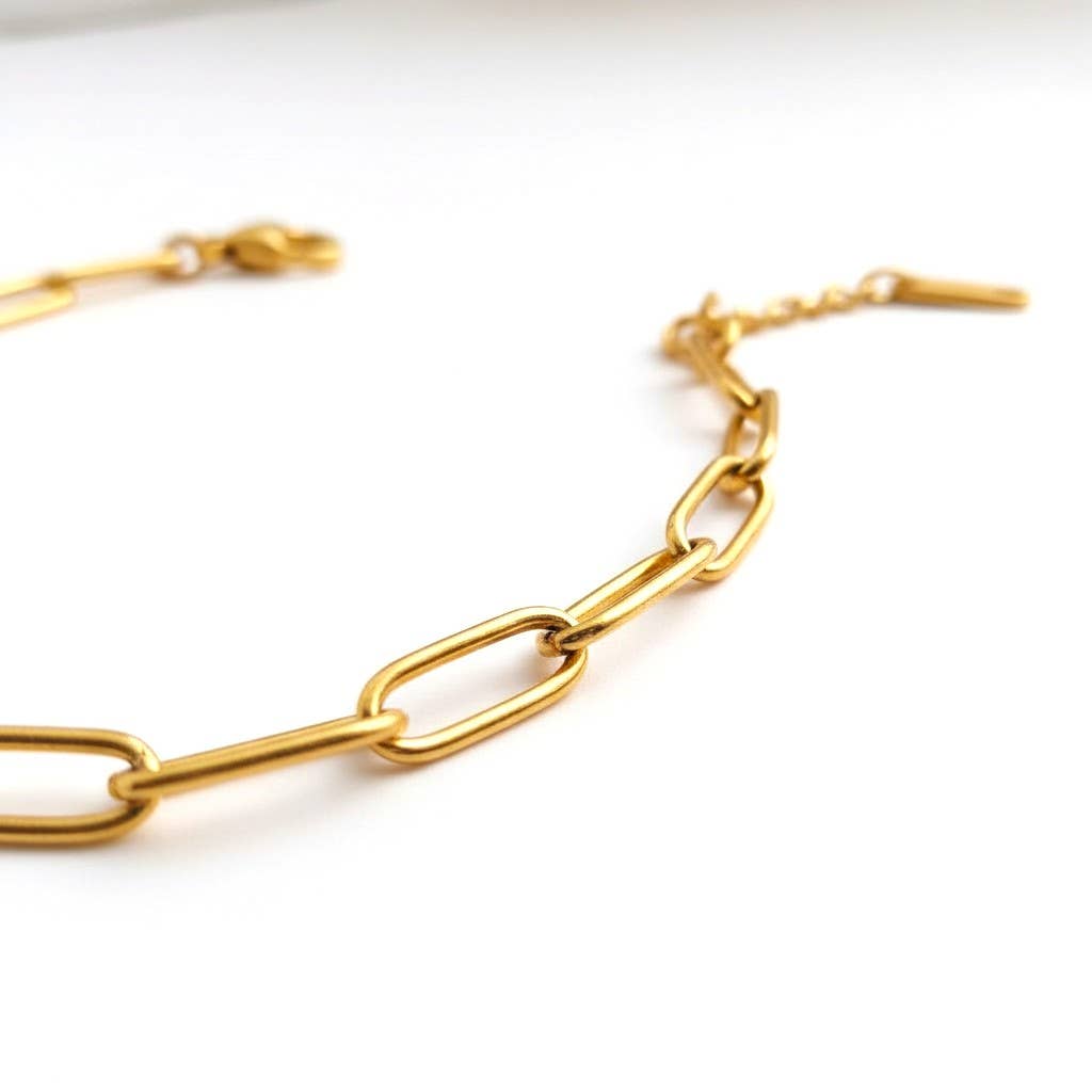 Cassette – Lagertha Kettenarmband in Gold