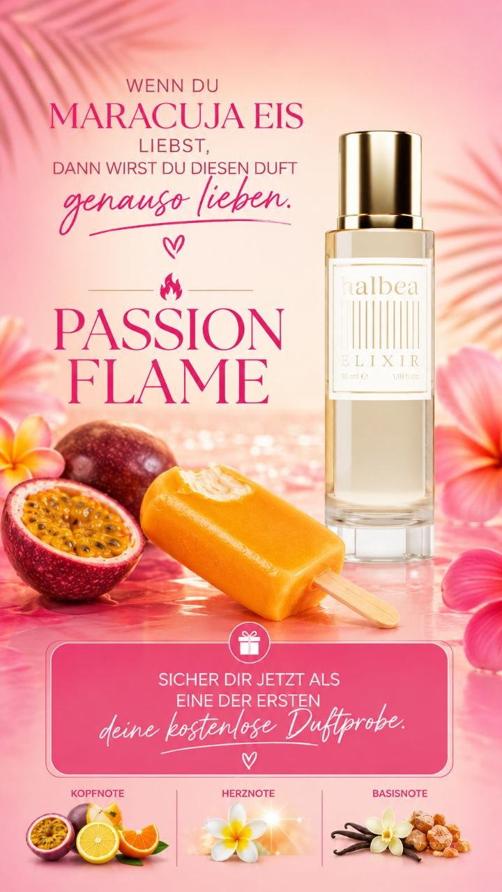 Passion Flame Damenparfum Halbea Elixir 26