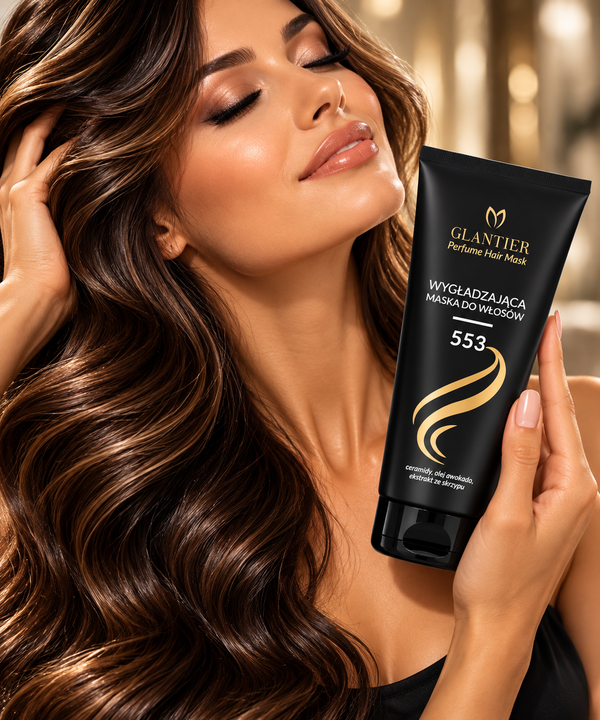 Glättende Haarmaske Glantier 553 - 200 ml