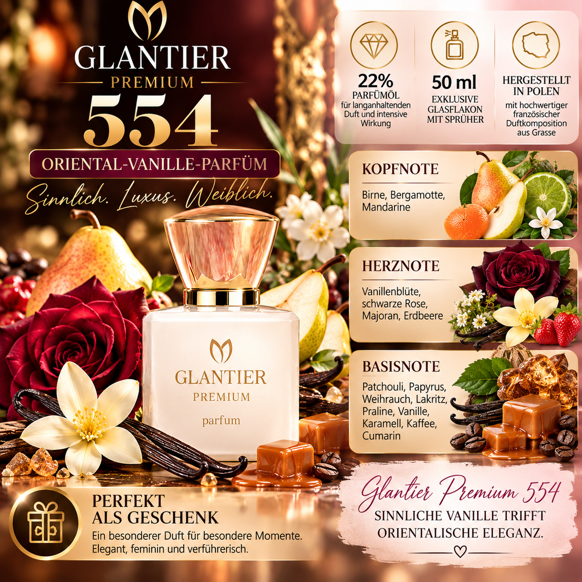 Glantier Premium-554 Oriental-Vanille