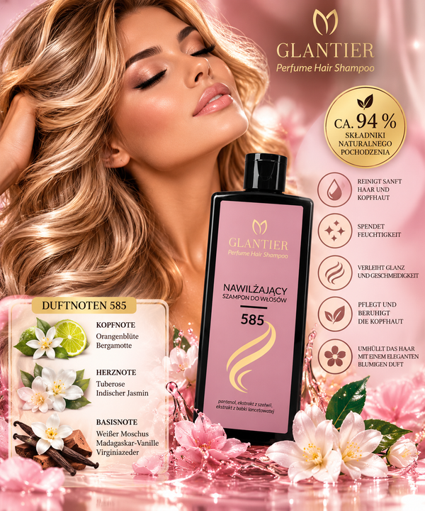 Feuchtigkeitsspendendes Shampoo Glantier 585 - 300 ml