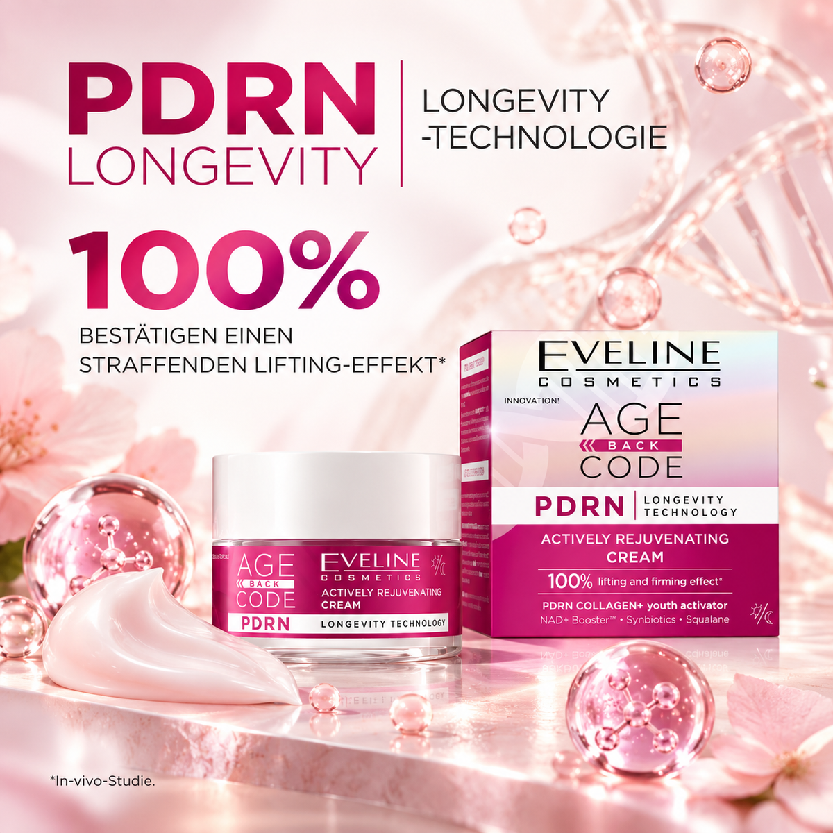 Aktive Anti-Aging-Gesichtscreme mit Lifting-Effekt