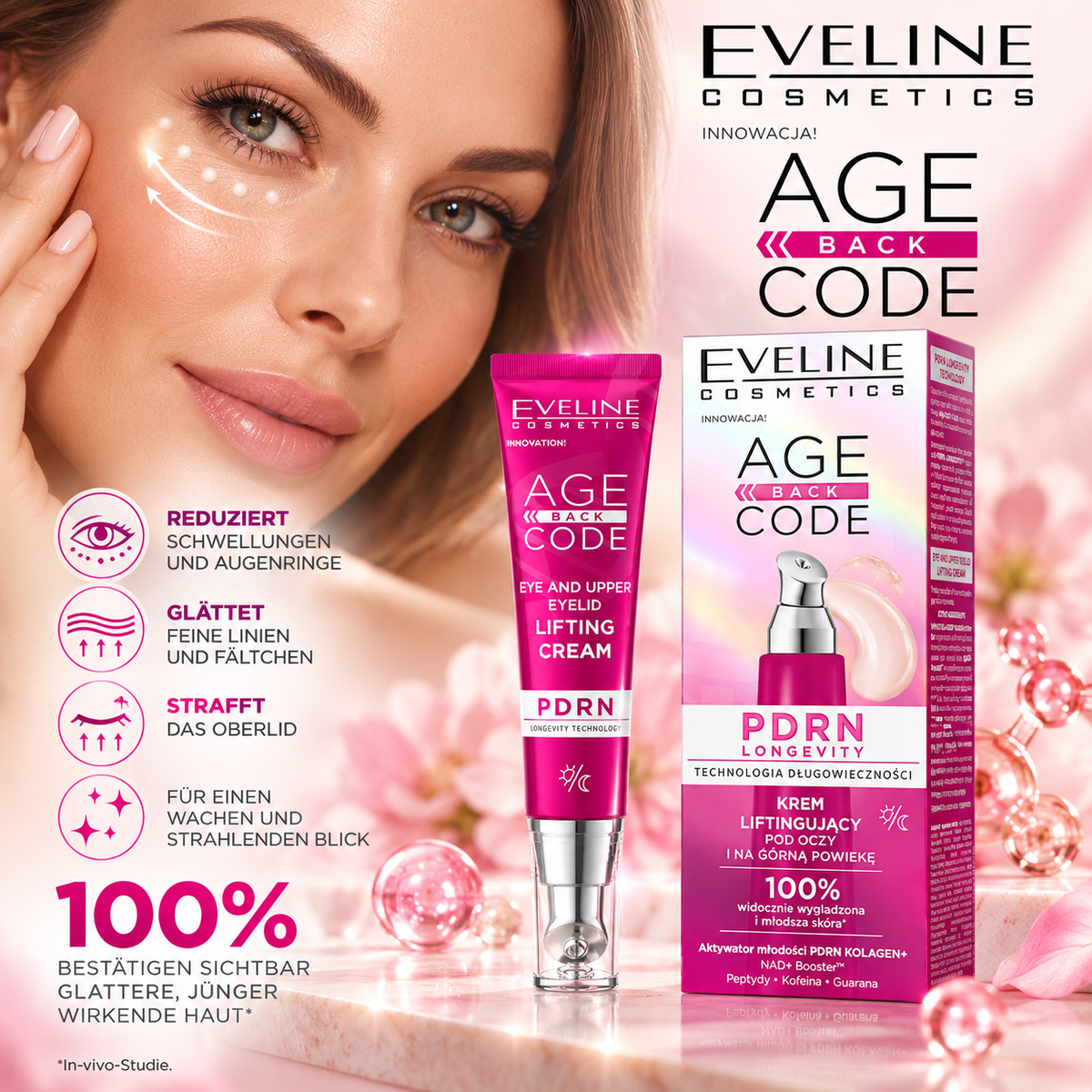 Lifting-Augencreme für Ober- und Unterlid